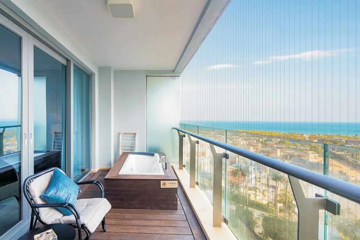 Balcony after Invisible Grills installation